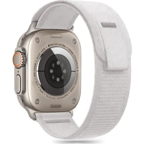  Tech-Protect TECH-PROTECT NYLON STRIPE APPLE WATCH 6 / 7 / 8 / 9 / 10 / SE / ULTRA 1 / 2 (44 / 45 / 46 / 49 MM) CRAYON GREY