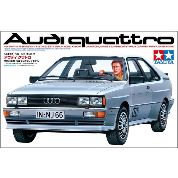 Model plastikowy Audi Quattro 1/24 Tamiya