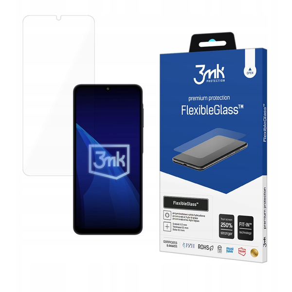 Hybridní Sklo na displej pro Samsung Galaxy M07 - 3mk FlexibleGlass