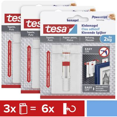 Tesa 77777 Öntapadó köröm állítható Fehér (77777-00500-01) (77777-00500-01)