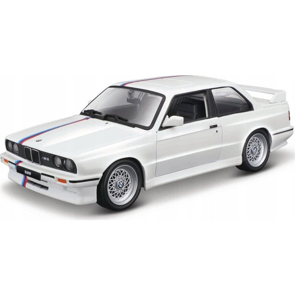 Bmw M3 1988 Blanco Escala 1/24 - Bburago 21100