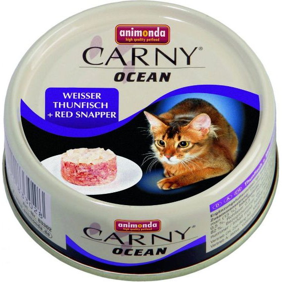 Animonda Carny Ocean Macskaeledel 80 gr - Tonhal és Sügér