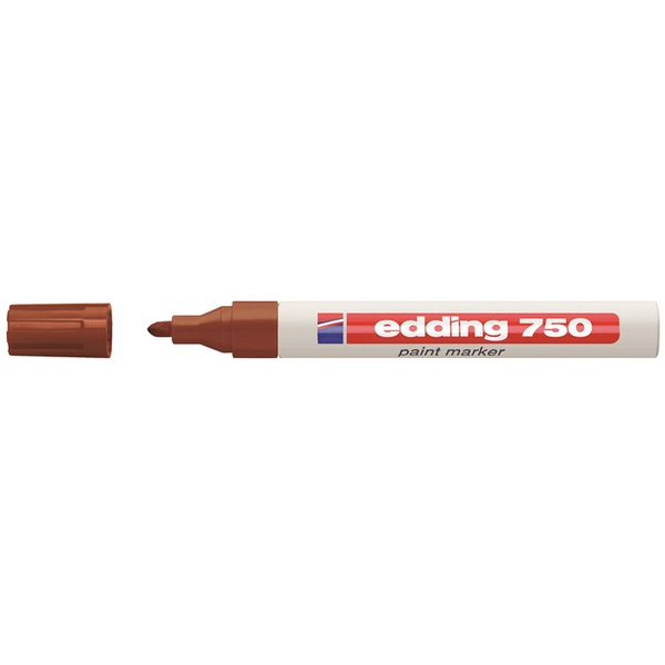 Hnedý zvýrazňovač Edding 1 ks