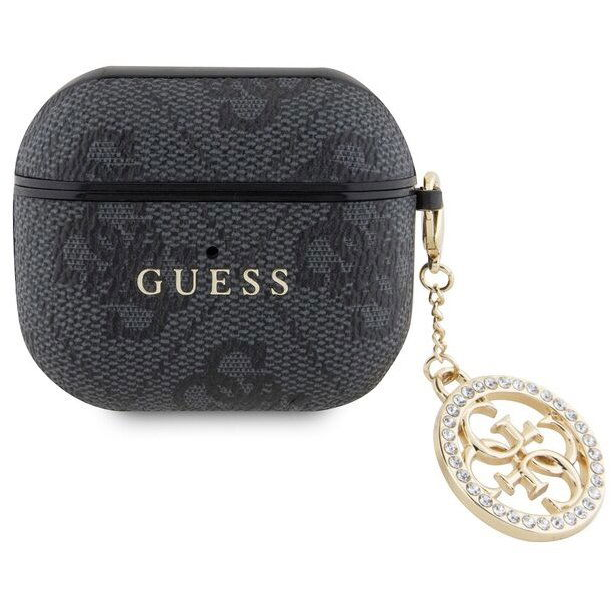 Guess 4G Script PC / PU Charm AirPods 3 tok - Black (GUA3P4E4CDK)