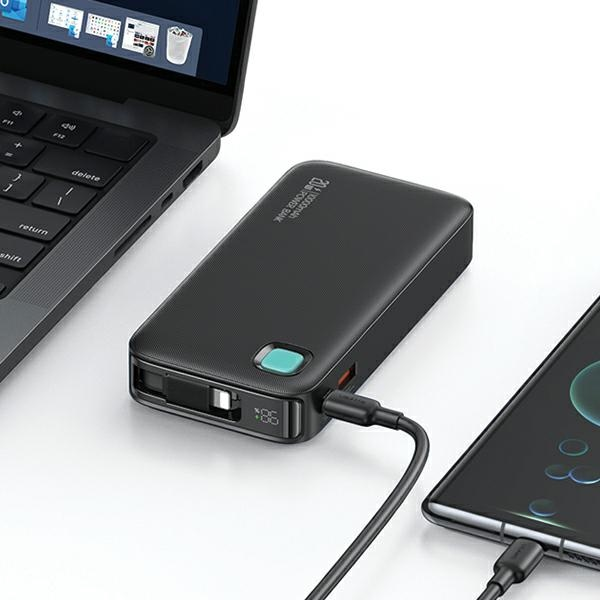 Awei XY Power Bank 10000mAh 20W PD Lightning kábellel, Lila