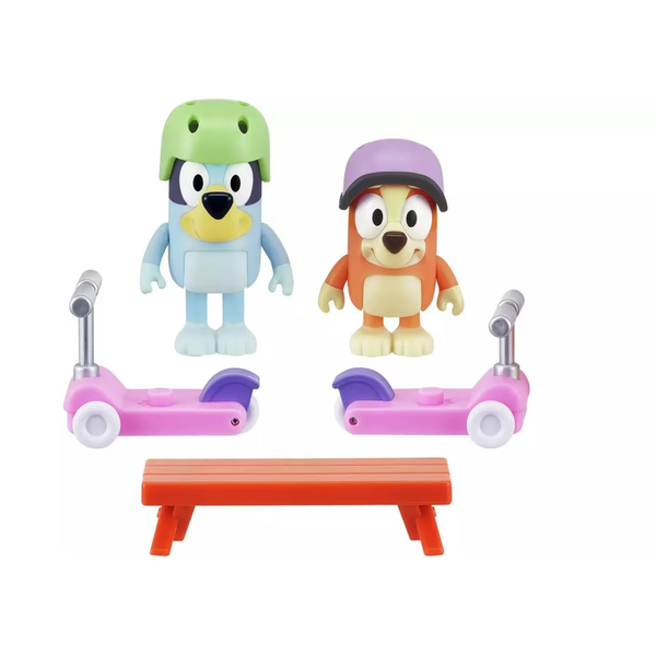 Stavebnica figúrok Moose Toys Bluey And Bingo's Scooter Fun 7 dielikov