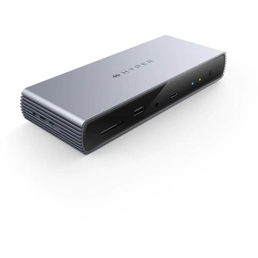 HyperDrive Thunderbolt 4, ezüst (HY-HDTB4D-EU)