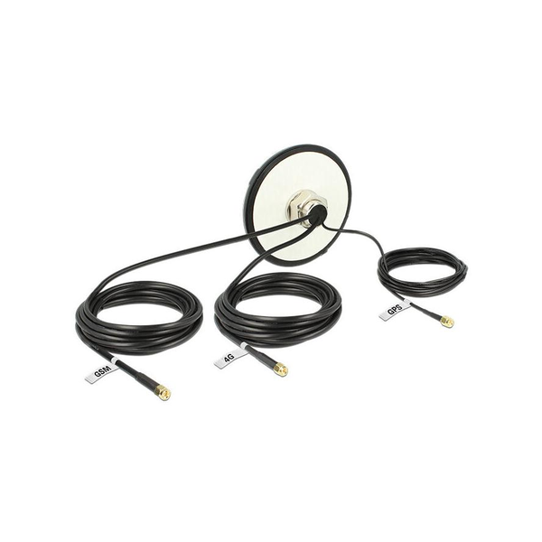 TUN Delock 12455 Multiband LTE UMTS GSM GPS SMA Antenna omnidirectional roof mount outdoor