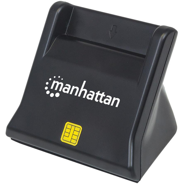 Manhattan 102025 αναγνώστης έξυπνων καρτών Εσωτερικός (Εσωτερικού χώρου) USB USB 2.0 Μαύρος (Μαύρο)
