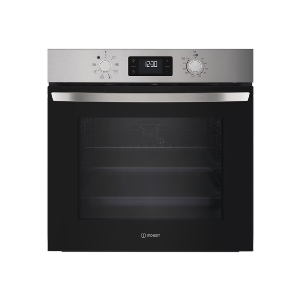 Indesit IO 255HU X Oven, Built-in, Electric, Width 59.5 cm, Easy to clean, Stainless steel