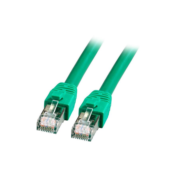 EFB RJ45 Patchkabel S/FTP, Cat.8.1,BC, LSZH, 7,5m, grün