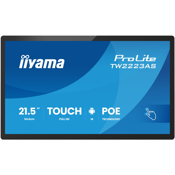 Iiyama ProLite TW2223AS-B3P 21,5" FHD IPS érintőképernyős monitor Android
