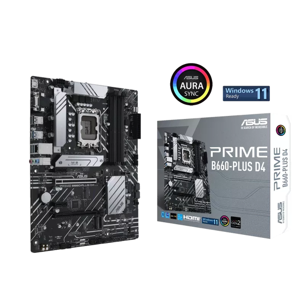 ASUS PRIME B660-PLUS D4 Intel B660 LGA 1700 ATX