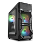 Компютърна кутия Sharkoon VG7-W RGB, Mid-Tower, Без захранващ блок, ATX, Black