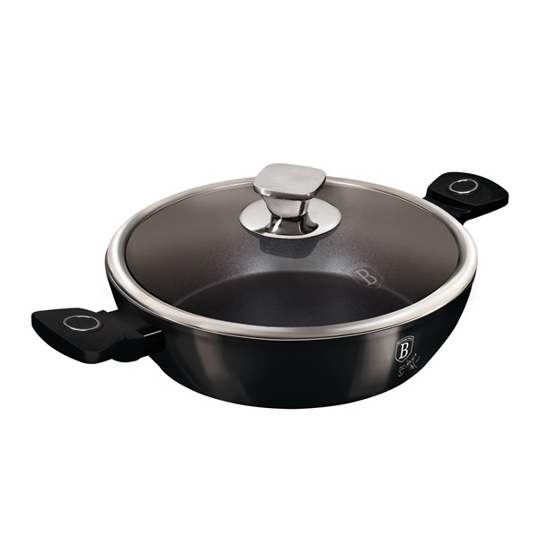 Berlinger Haus LP-KL-135P Black Vantage Collection 28 cm alacsony lábas fedővel (LP-KL-135P)