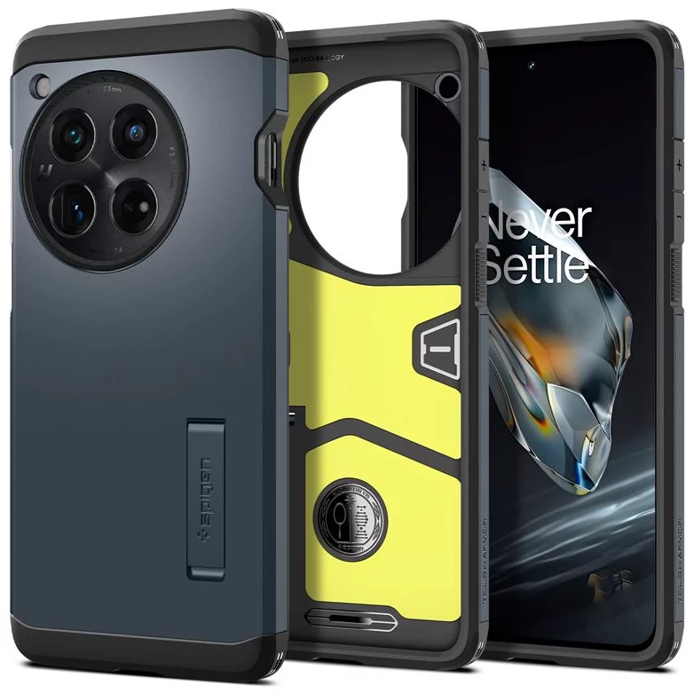 Spigen Tough Armor OnePlus 12 tok Metal Slate - szürke-fekete (ACS07377) (ACS07377)