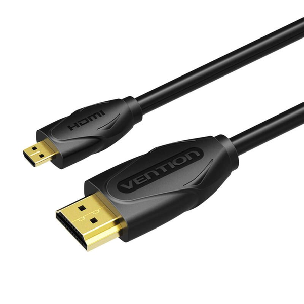 Cable Hdmi Vention Vaa-d03-b150/ Hdmi Macho - Micro Hdmi Macho/ 1.5m/ Negro