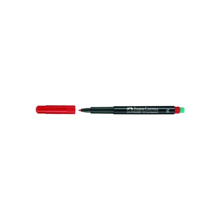 Faber-Castell Multimarkt 1 mm Alkoholos filctoll - Piros (152521)