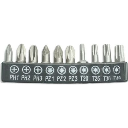 Dedra Philips, Pozidriv, Torx Bit Készlet 10 db