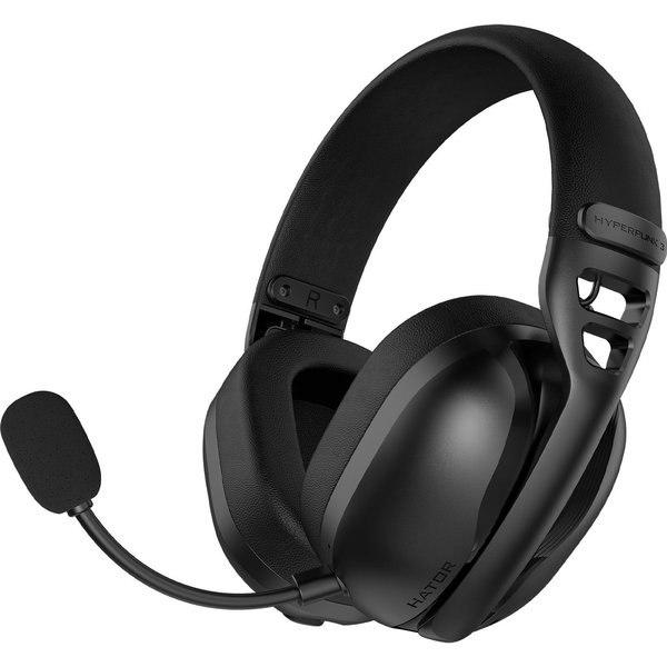 HATOR Hyperpunk 3 Wireless Auricolare Con cavo e senza cavo A Padiglione Gaming USB Type-C / USB Type-A Bluetooth Nero