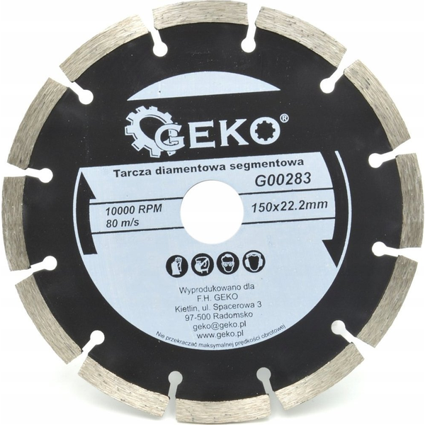 Geko Tarcza diamentowa segmentowa 150mmx22,2mm (50)