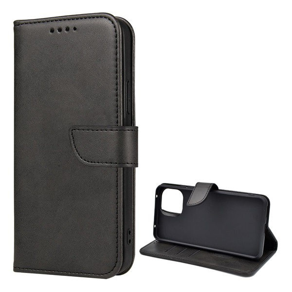 Xiaomi Mi 11 Lite Case Standing, Leather Effect (Flip, Opening to the Strae, Desktop Holder Function, Premium) Черен