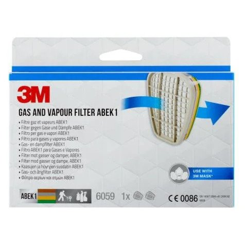 3M 7100141697 Gas & damppatron 2 stk