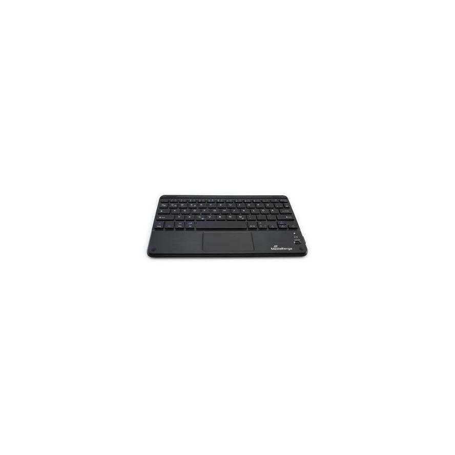 Клавиатура MediaRange 64 Tasten Touchpad — MROS130, немска подредба, черна