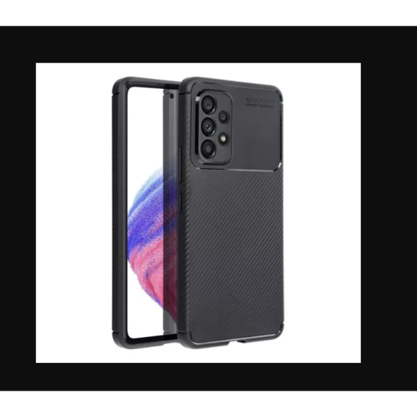 Forcell Samsung Galaxy A52 5G / A52 LTE/ A52S Hátlapvédő Tok - Fekete