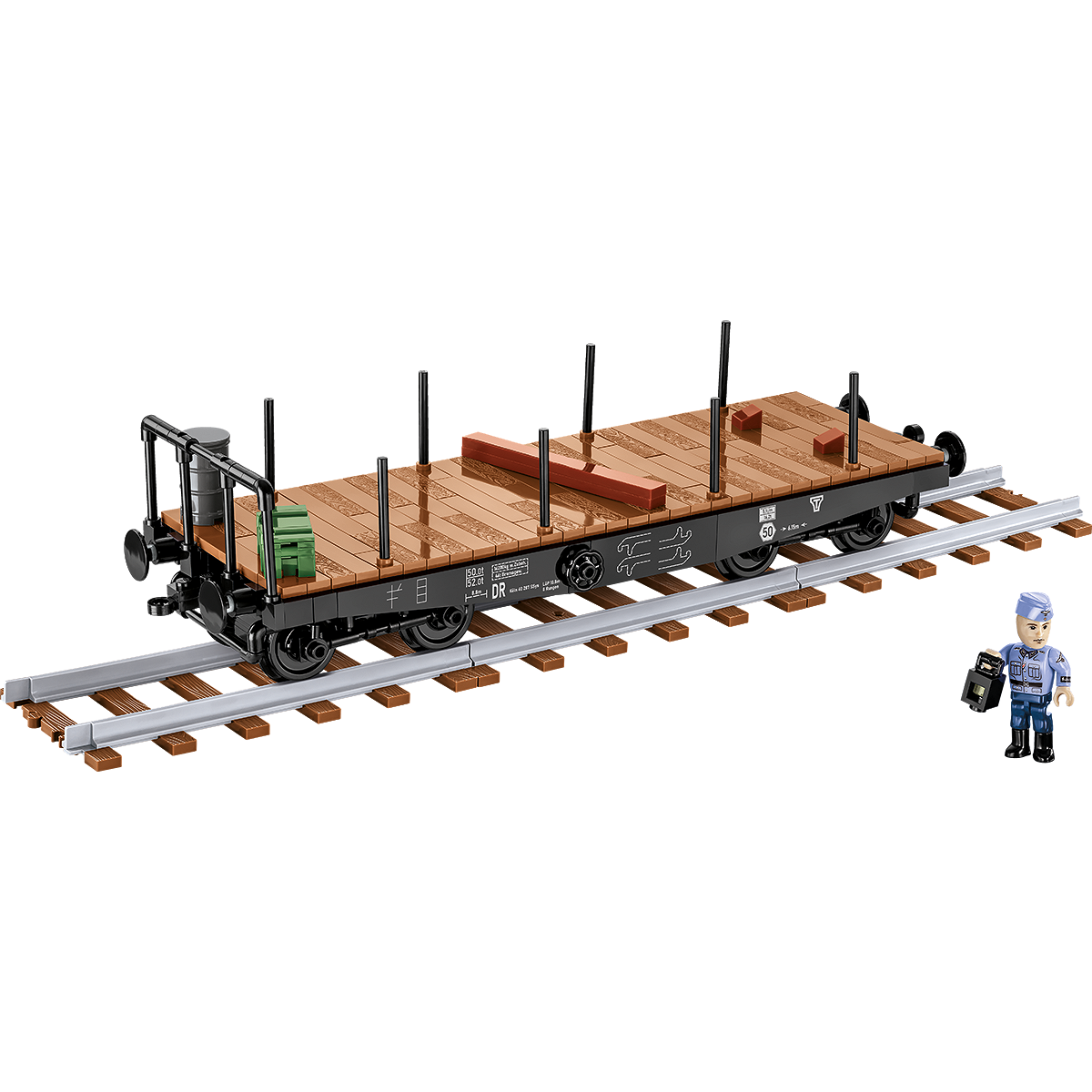 Cobi Schwerer Plattformwagen Type SSYS 424 darabos készlet (COBI-6284)