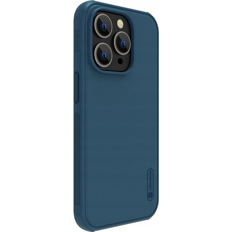 Nillkin Super Frosted Shield Pro Apple iPhone 14 Pro Max, MagSafe műanyag tok, kék (NLK826)