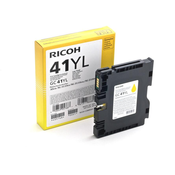 Ricoh 405768 blækpatron 1 stk Original Gul