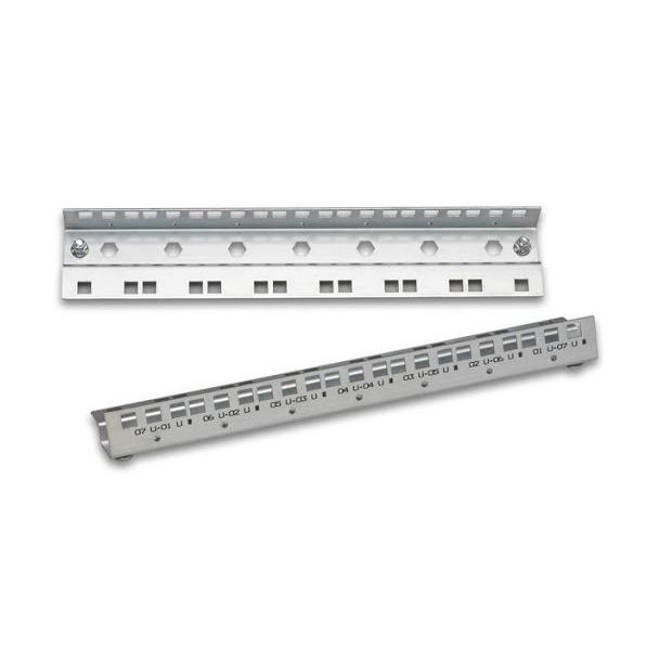 Lande 16U horganyozott raszter-sín (LN-PRF-CMD-16UD-ZN) (LN-PRF-CMD-16UD-ZN)