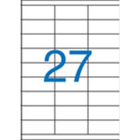 Victoria 70x30 mm univerzális etikett, 2700 darab (LCV11387) (LCV11387)