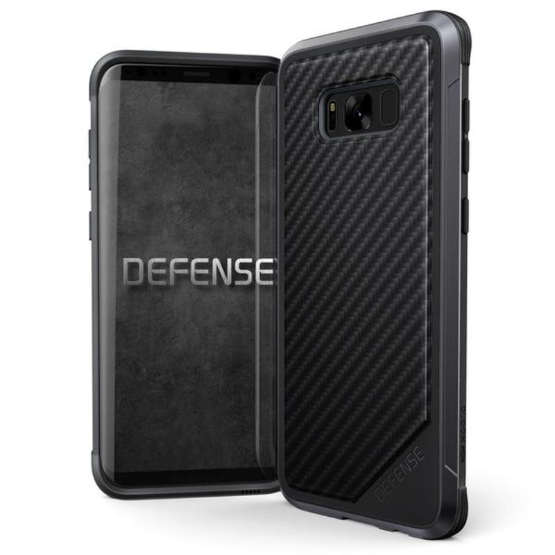 X-Doria Defense Lux Samsung Galaxy S8+ Bőr Tok - Fekete (3X3R2238A)