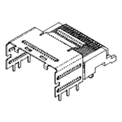 Molex Beépíthető hüvelysor (precíziós) Pólusok száma 68 757830332 1 db Tape on Full reel (757830332)