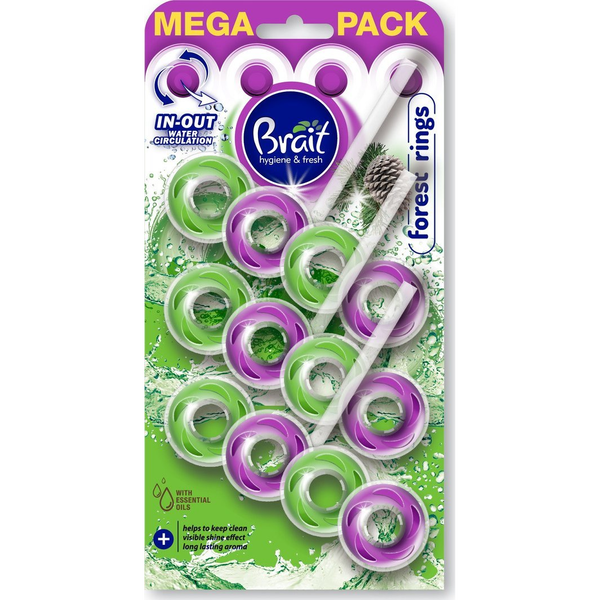 Brait Kostka wc 2-faz 3x40g rings florest 120g