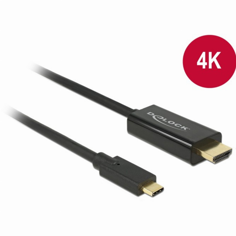 KAB USB-C > HDMI (ST-ST) 2m 4K 30Hz DeLOCK Black (85259)