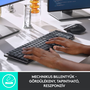 Logitech MX Mechanical tastaturi RF Wireless + Bluetooth QWERTY Engleză Regatul Unit Grafit, Gri