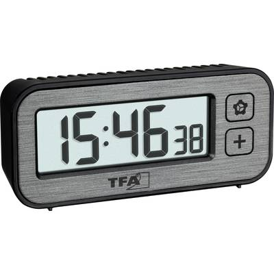 TFA Dostmann (60.2039.10) Kvarc Ébresztőóra Szürke Riasztási idők 1 (60.2039.10)