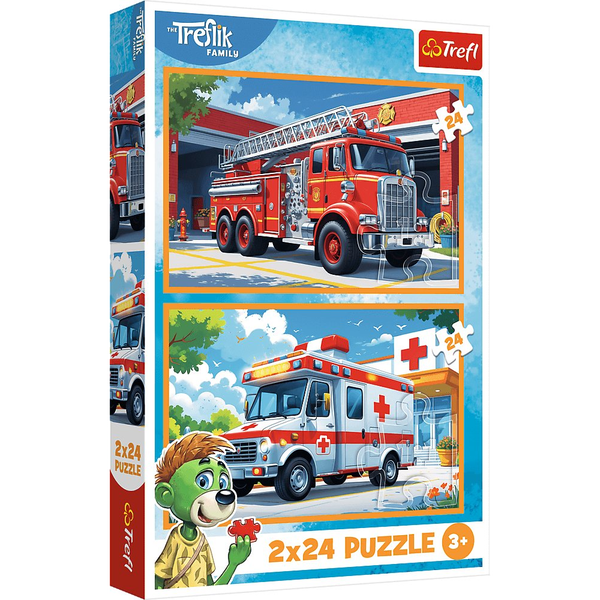 Trefl 34447 Puzzle Puzzlespiel 24 Stück(e) Fahrzeuge