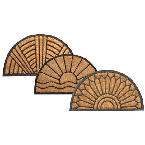 M. A. T. Group gumiszőnyeg + kókusz 45 × 75 cm, félkör, többféle kivitel (432085)