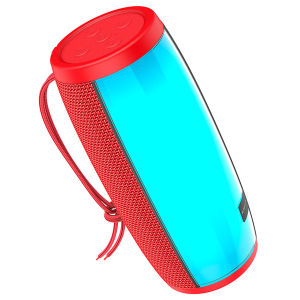 Borofone BR20 bluetooth високоговорител RGB BT, FM, TF карта, USB флашка, TWS, 5W червен