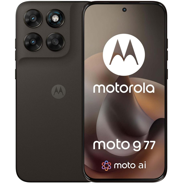 Motorola moto g77 17,3 cm (6.8") Hybride Dual SIM Android 16.0 5G USB Type-C 8 GB 128 GB 5200 mAh Zwart