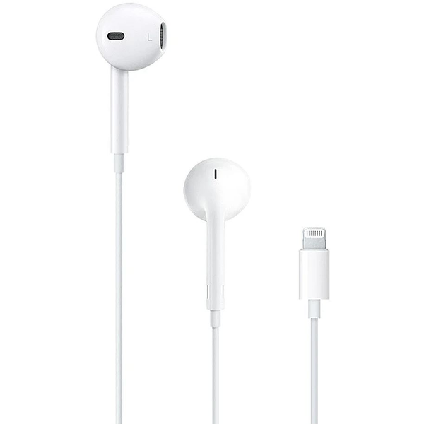 Слушалки с микрофон Apple EarPods, Lightning, White