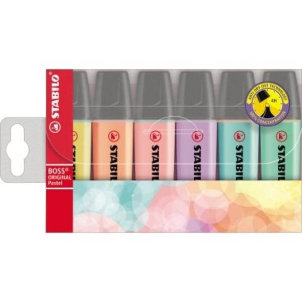 STABILO BOSS ORIGINAL Pastel 6 db tok (4006381492881)