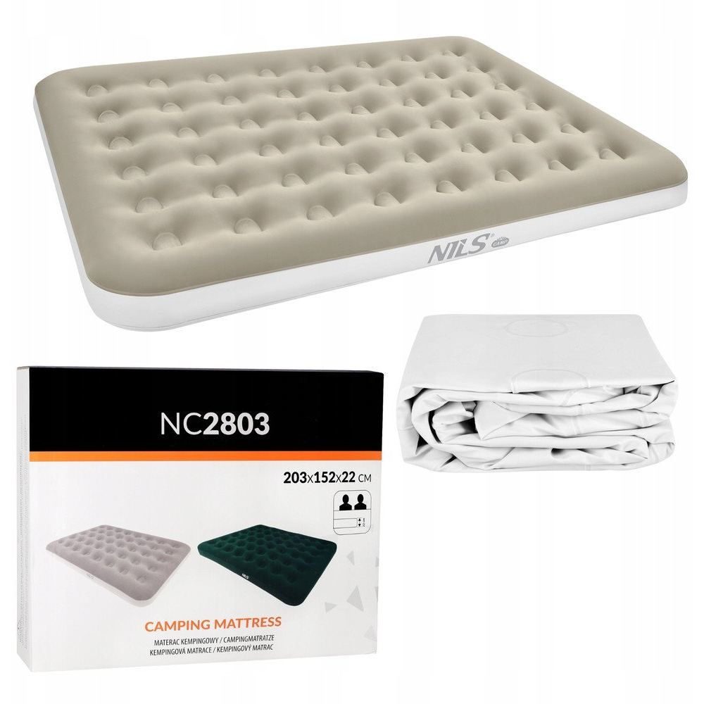 NILS Camp NC2803 203 × 152 × 22 cm, bézs szín (15-05-607)
