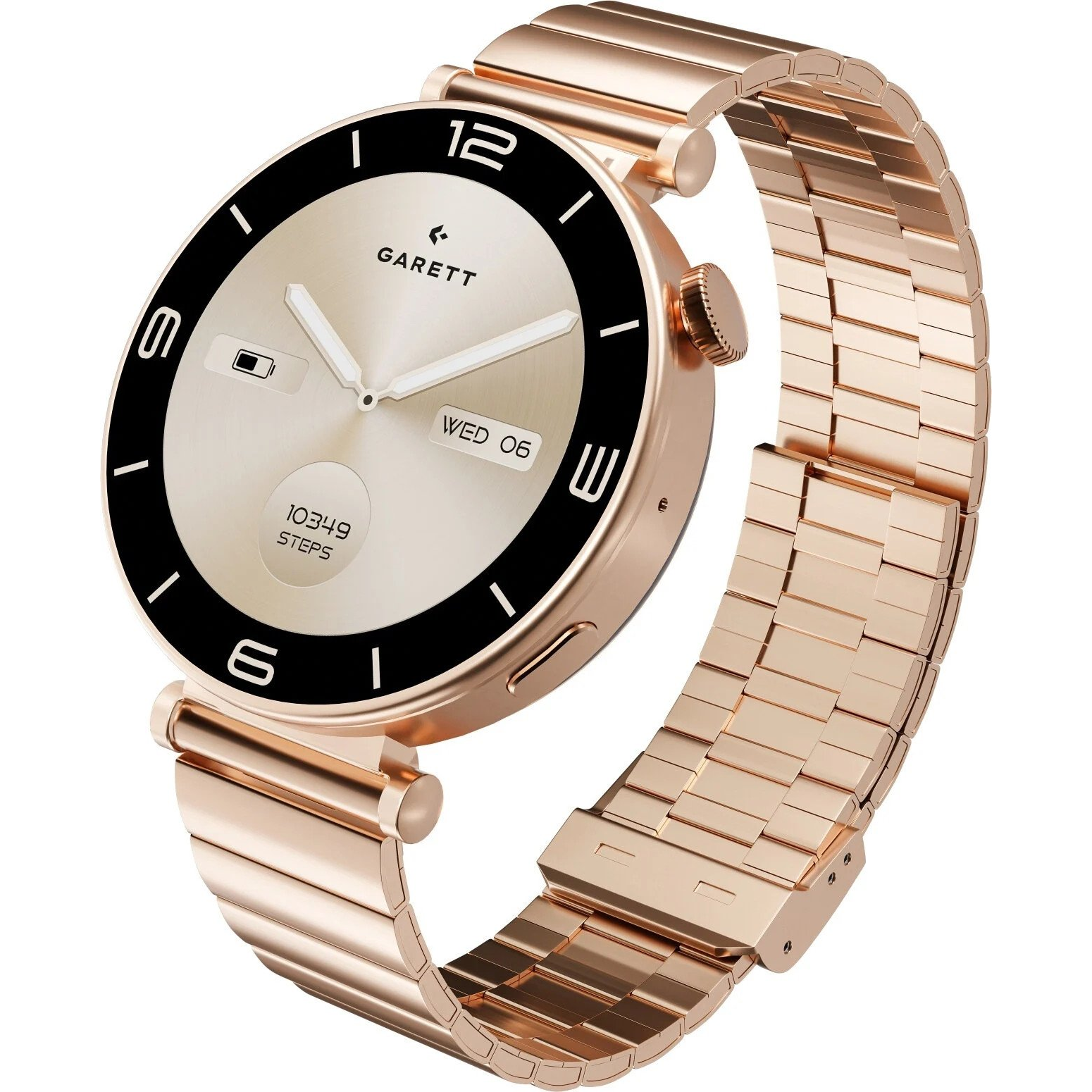 GARETT Női Okosóra - Rose Gold Tömör acél (5904238486870)