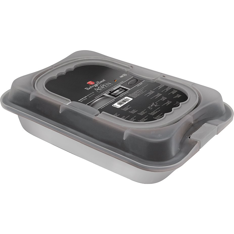 Berlinger Haus BH/7652 Sütőtepsi fedővel - Szatén szürke (BH-7652)