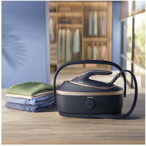 Philips PSG8300/20 stoomstrijkijzer station 3120 W 1,4 l SteamGlide Elite-zoolplaat Blauw